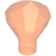 Lego drahokam, diamant, průhledná neonově oranžová (4560471, 4128574)
